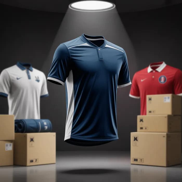 Polos ready to ship, in our packaging